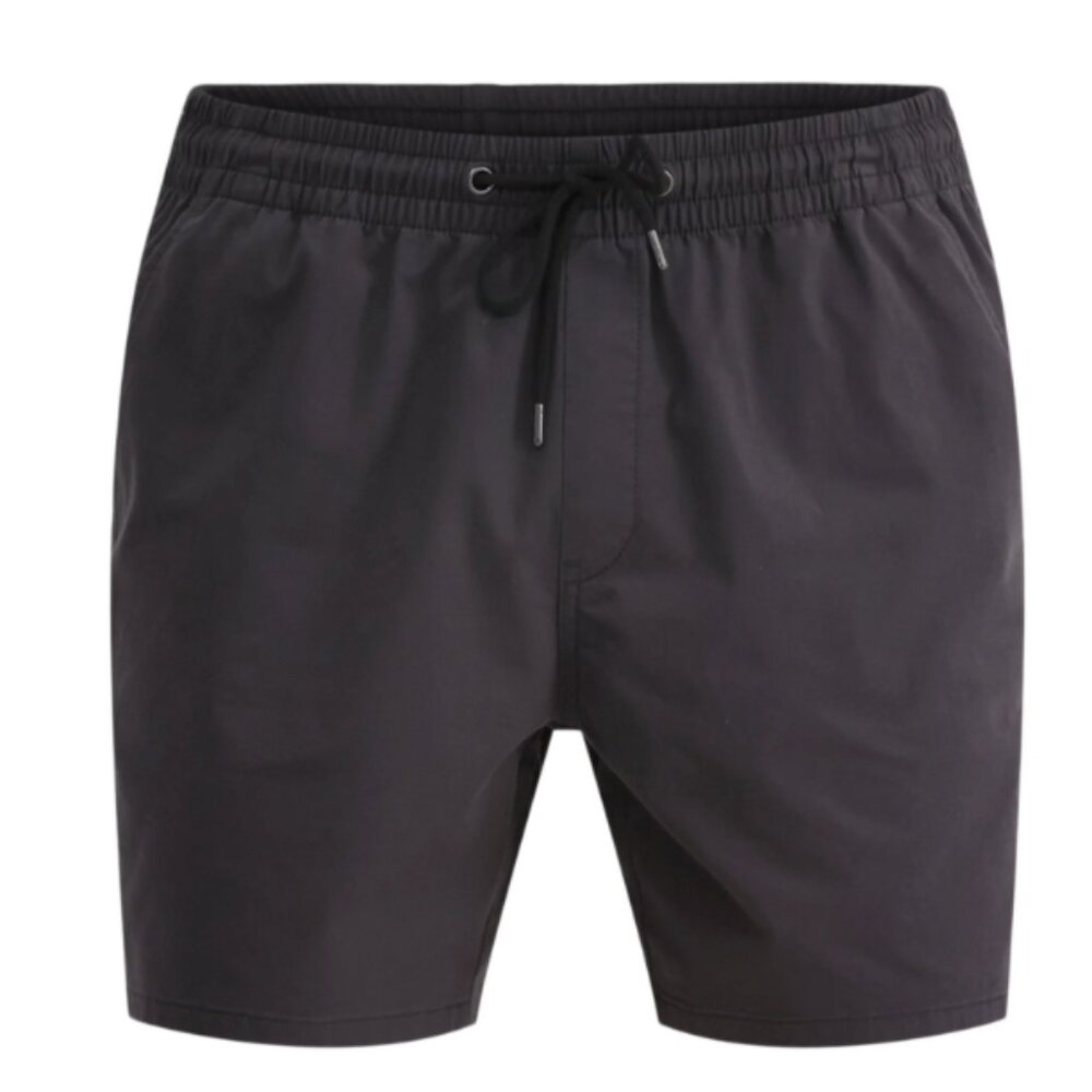 No Boundaries Men's & Big Men's Cotton Twill 6" Shorts GREY SHADOW